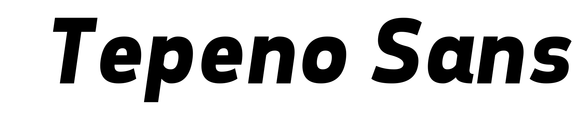 Tepeno Sans